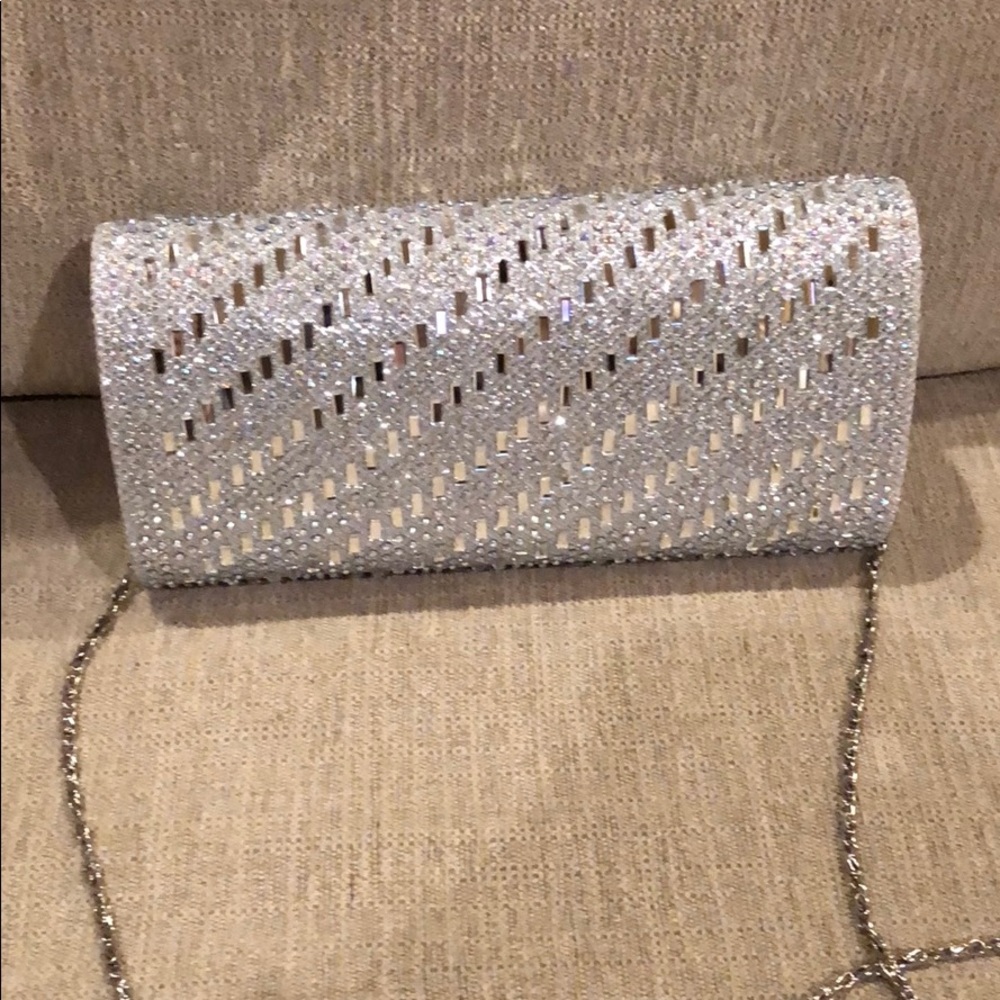 Silver Sparkly Satchel - Picture 2 of 4